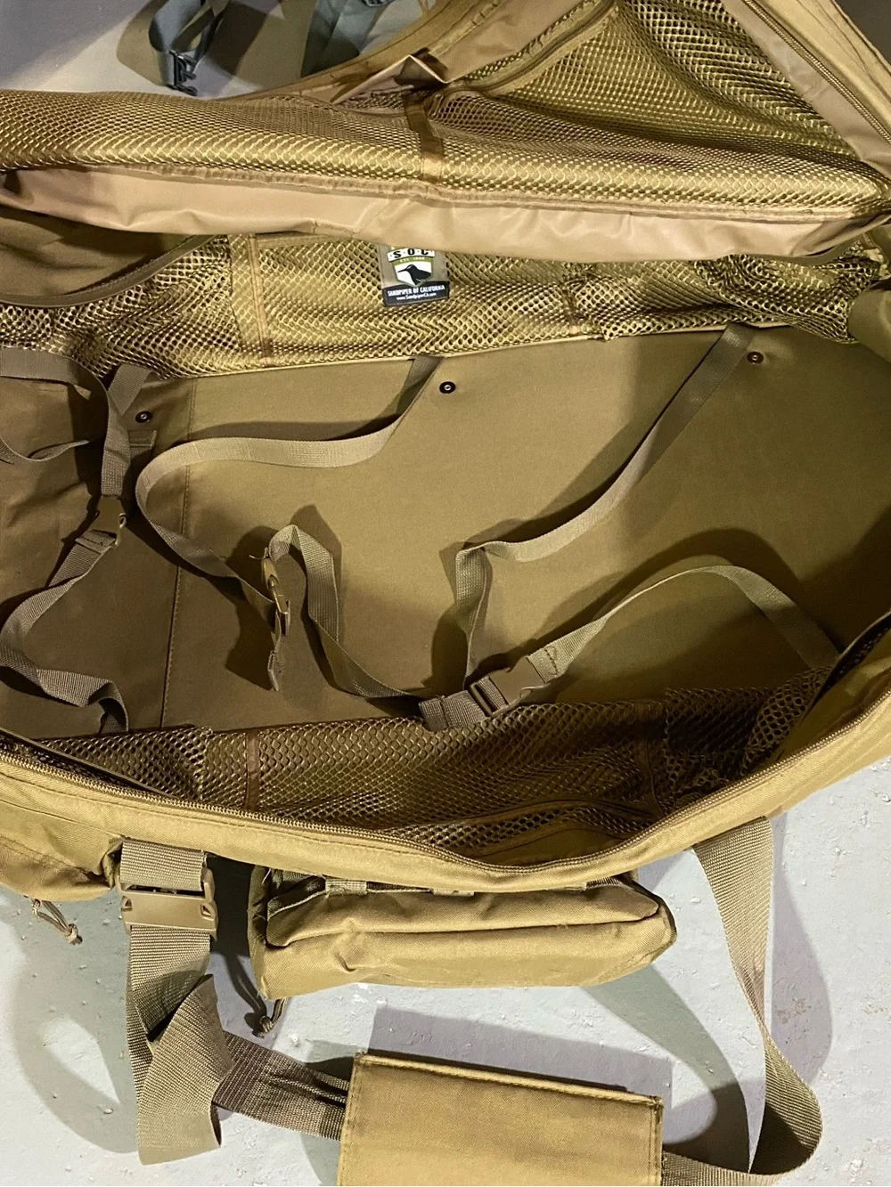 Sandpiper of California rolling loadout and deployment bag XL